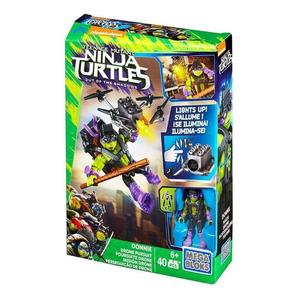 Продукт Mega Bloks - Костенурките нинджа, Донатело, Преследване с дрон - Конструктор  - 0 - BG Hlapeta